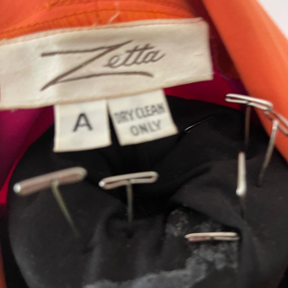 Custom made By Zetta Raincoat in multi color one size. Coat of many colors! - Picture 7 of 12